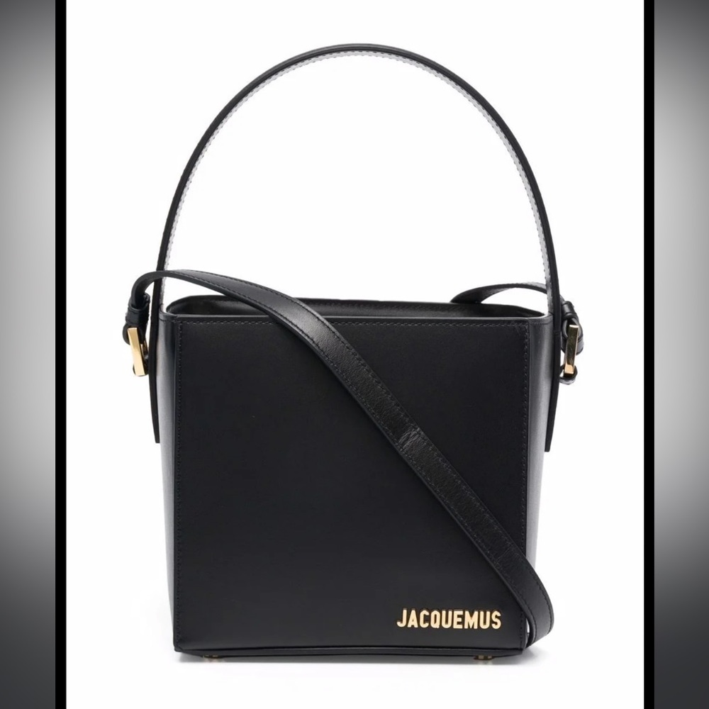 Jaquemus Le Seau Carré Square Leather Bag
